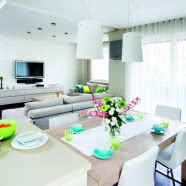 Mieszkanie z wiosennym klimatem