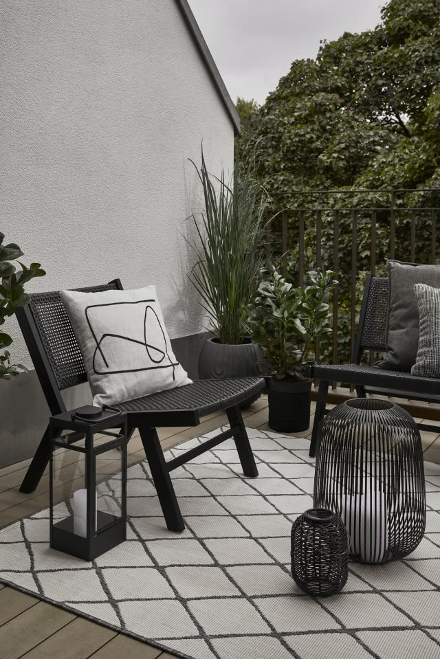 nowoczesny balkon aranżacja