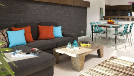 Nic beżowego - mieszkanie singielki