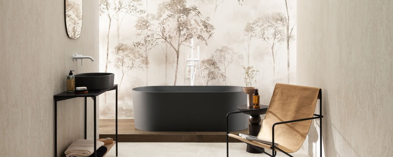 Te łazienki przyciągają uwagę. Kolorowa ceramika to ostatni krzyk mody