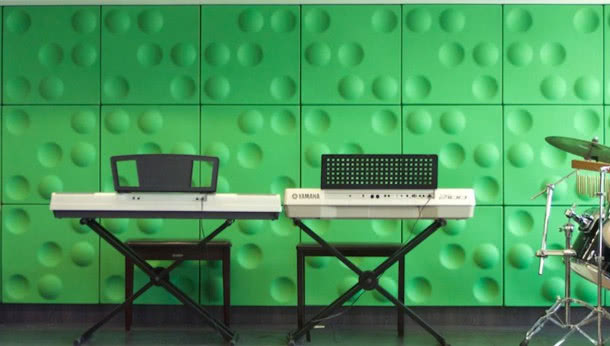 Akustyczne poliestrowe płytki Quietspace 3D