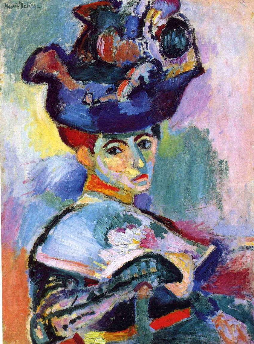 Henri Matisse, "Kobieta w kapeluszu"