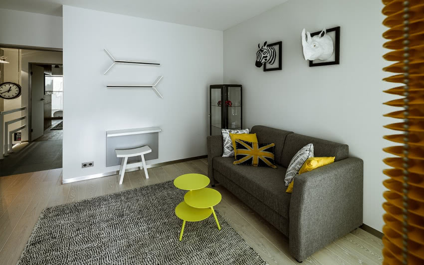 Sofa w gabinecie w razie porzeby pozwala...