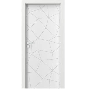 Drzwi Porta Vector wzór K, białe, różne rozmiary