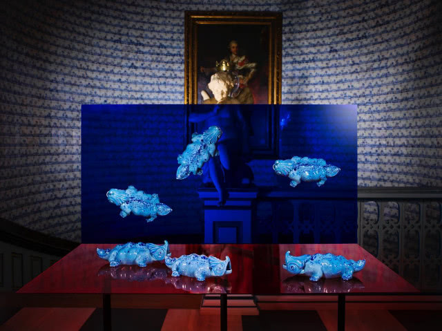 figurki z kształcie jaszczorów