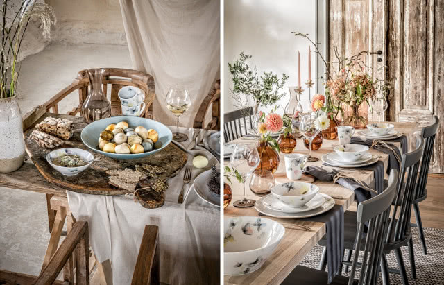 dekoracje wielkanocne w stylu rustykalnym