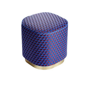 Puf Art Deco Gatsby
z tkaniny i mosiądzu,
NAP, 1400 zł