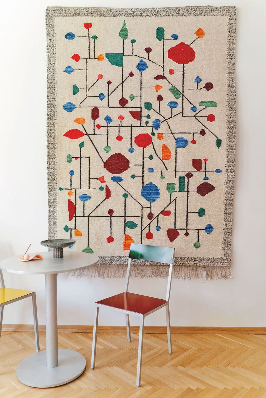 Danuta Paprowicz-Michno stworzyła projekt kilimu...