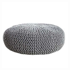 Szary puf dziergany, Home Design, PAKAMERA, 689 zł