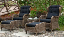Rattanowe fotele ogrodowe Sienna Relax