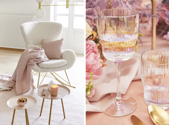 dekoracje wielkanocne w stylu glamour