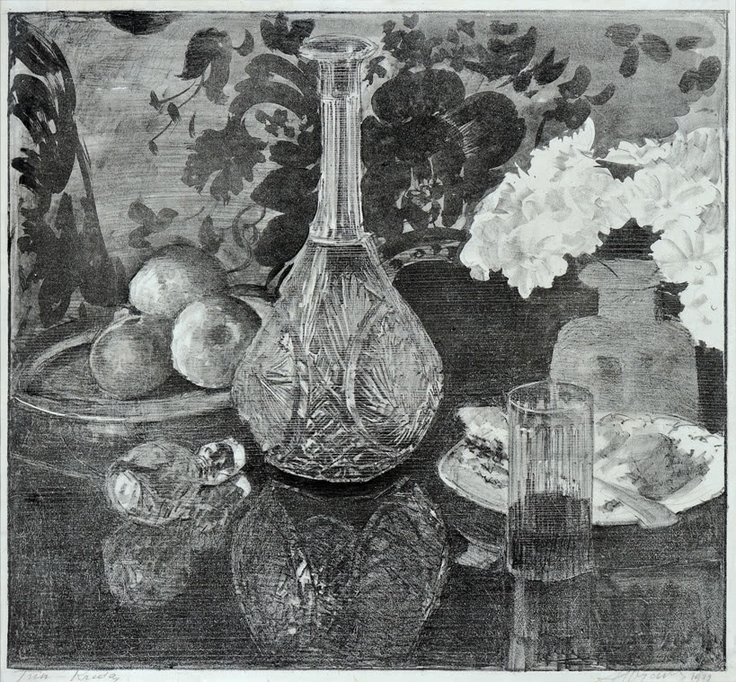 Leon Wyczółkowski, "Martwa natura z kryształową...