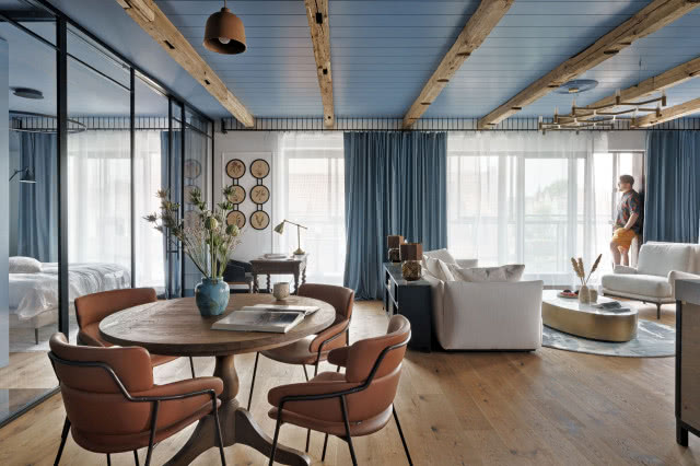 aranżacja kącika jadalnianego w otwartej przestrzeni