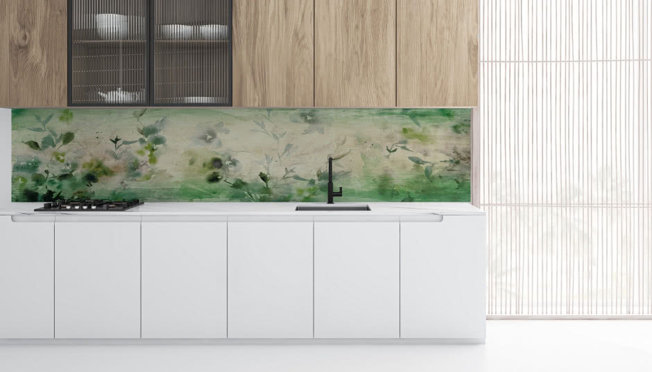 Przepis na tapetę do kuchni - pomysły na aranżacje kuchni z tapetą w tle