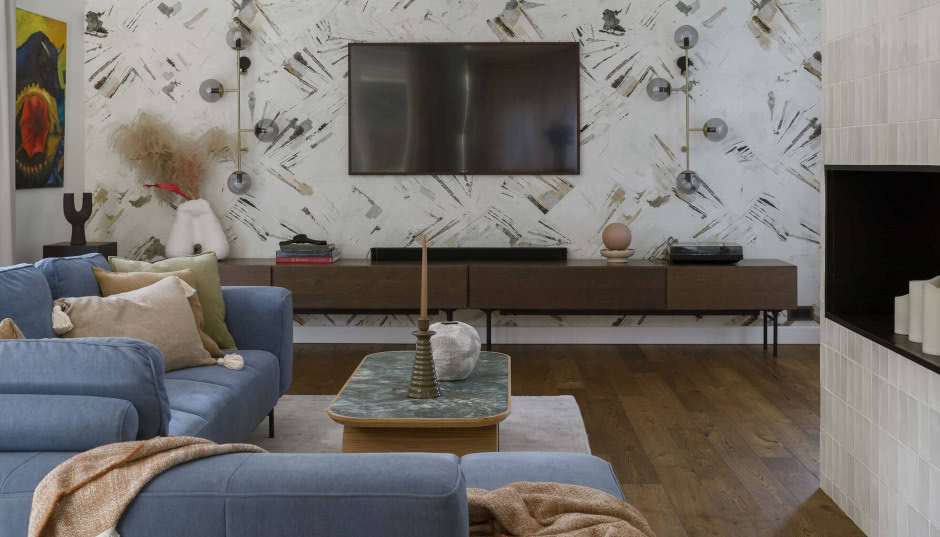 Niezwykła metamorfoza przedwojennego domu. Błękit w roli głównej