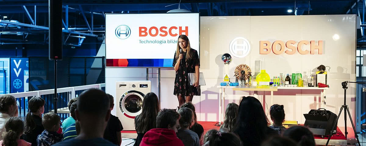 Magiczne eksperymenty z pralkami Bosch