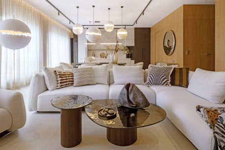 Z miłości do bliskości - 120-metrowe mieszkanie na ostatnim piętrze apartamentowca