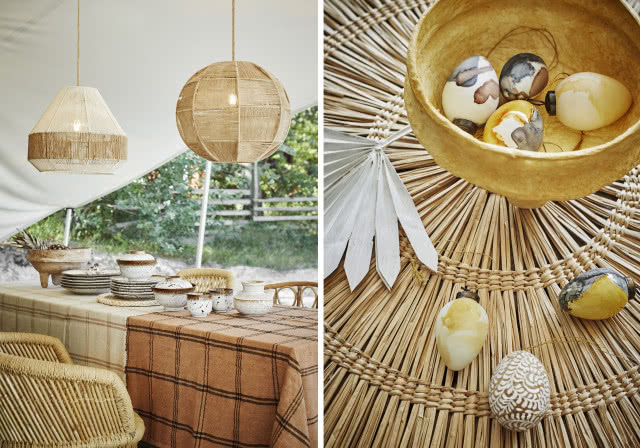 dekoracje wielkanocne w stylu boho