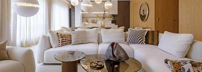 Z miłości do bliskości - 120-metrowe mieszkanie na ostatnim piętrze apartamentowca