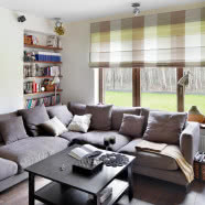 Nowoczesny dom za miastem z ciepłym wnętrzem