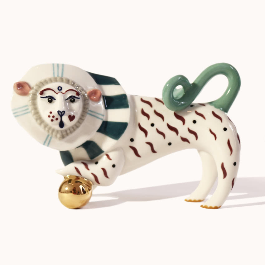 Lew - porcelanowe arcydzieło stworzone przez...