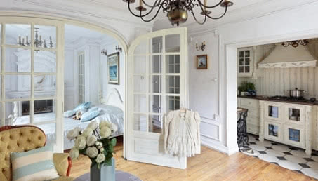 Wytworna klasyka w niewielkim mieszkaniu