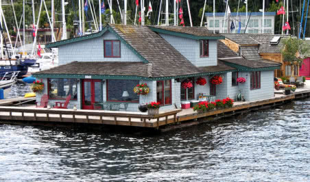 Pływający dom w filmie "Bezsenność w Seattle"