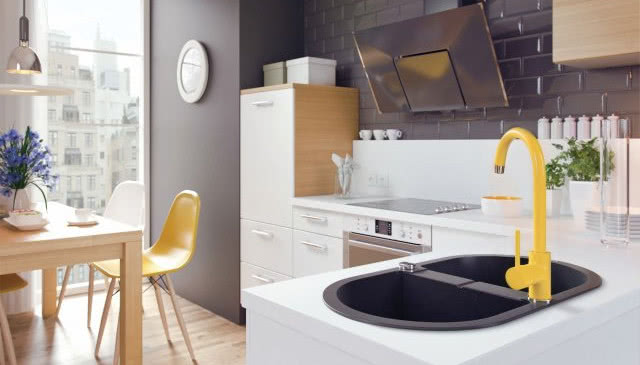 Kolorowe baterie kuchenne Milin - na 25 urodziny Deante