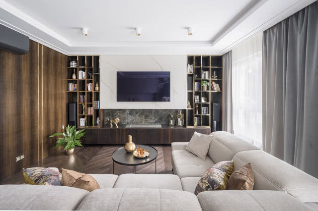 Aranżacja ściany z tv