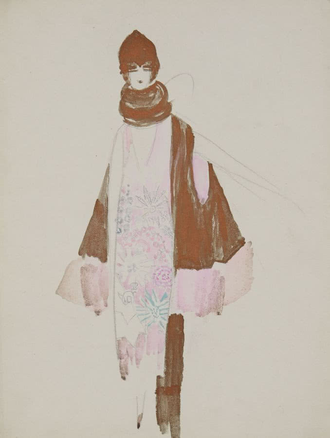 Sara Lipska, projekt sukni, dom mody rue...