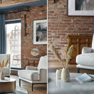 Designerski apartament na Wyspie Spirzchów - ma niebieski sufit i szklaną ścianę!