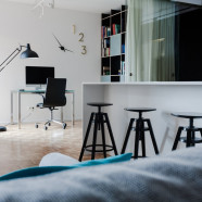 Efektowny minimalizm - mieszkanie dla singla