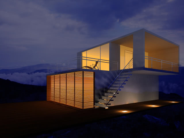 oświetlenie zewnętrzne domu