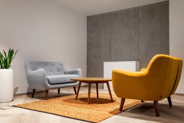 Retro meble w biurze