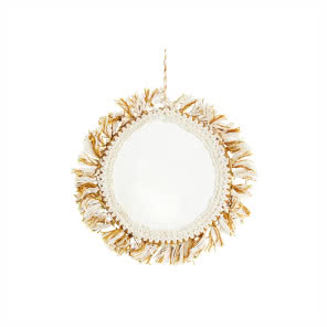 Lustro z bawełnianymi
frędzlami, Madam
Stoltz, MORE
MADAM, 85 zł