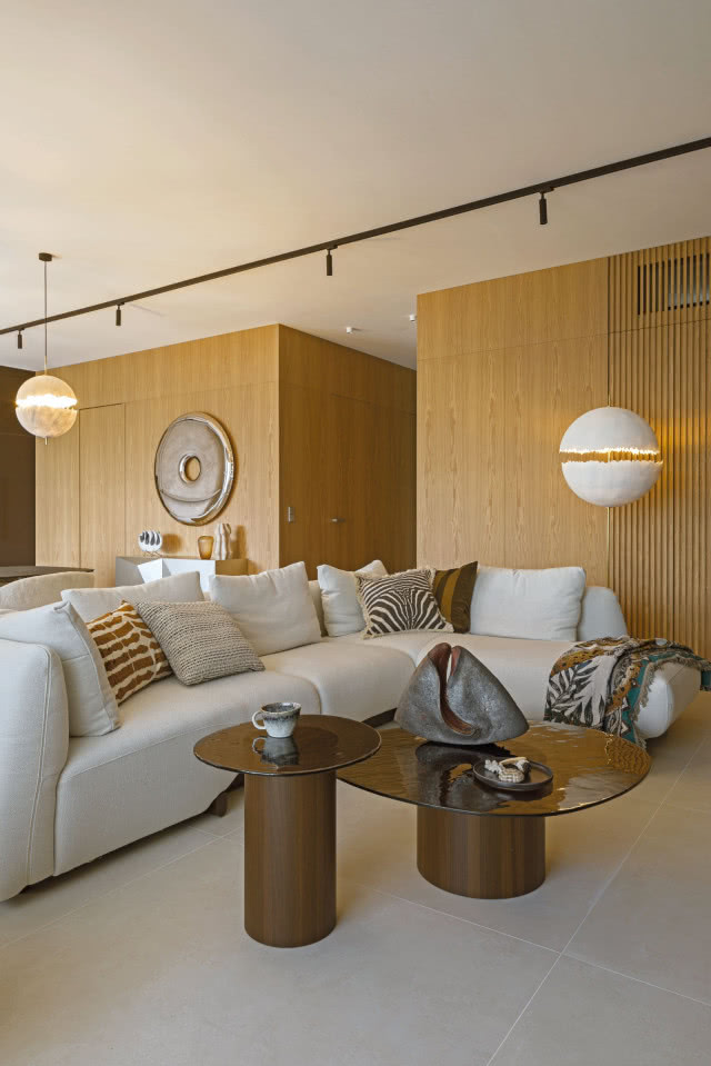 fornirowane ściany aranżacja 