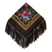 Góralska chusta z frędzlami