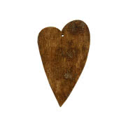 Zawieszka Serce z drewna cynamonowca
