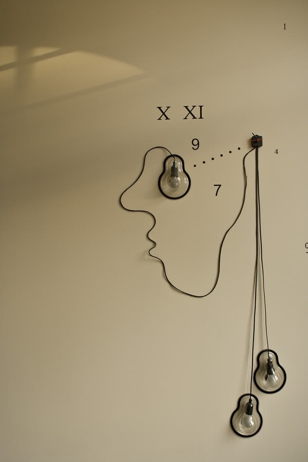 Oryginalna lampka czy raczej kinkiet? Zabawna...