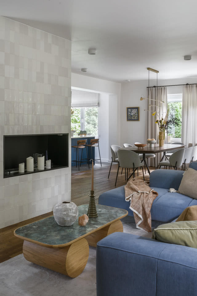 Niezwykła metamorfoza przedwojennego domu. Błękit w roli głównej