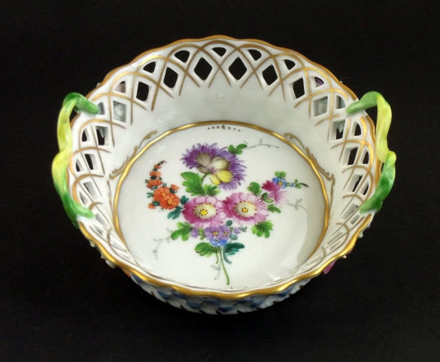 Ażurowy Koszyczek, Drezno, Sächsische Porzellanmanufaktur
zu Potschappel von Carl Thieme