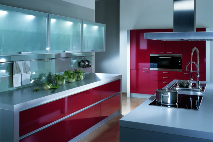 Largo, zestaw mebli kuchennych, fronty z...