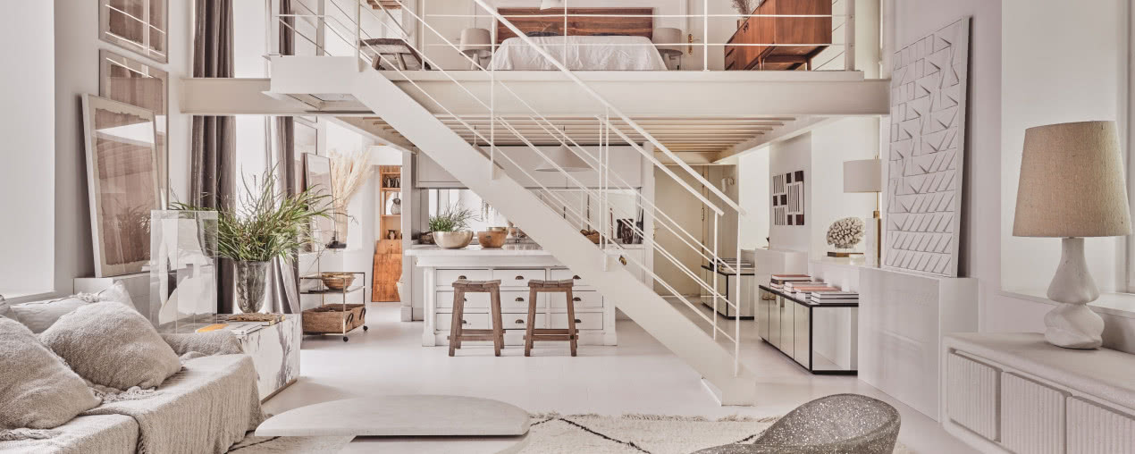 Hiszpański apartament w stylu soft loft! Powstał z dawnego klasztoru!