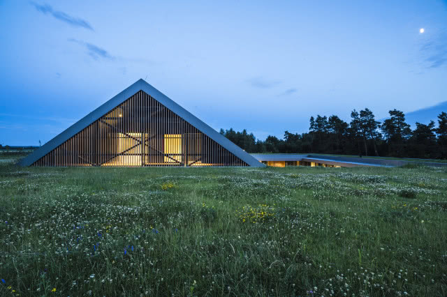 Część szczytowa domu.