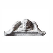 Biały aniołek z terakoty