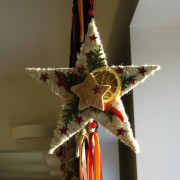 Świąteczne dekoracje - gwiazda na Boże narodzenie