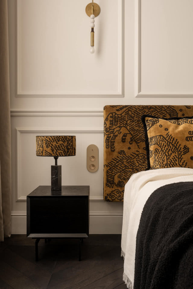 tapicerowany zagłówek łóżka