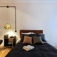 Efektowny minimalizm - mieszkanie dla singla