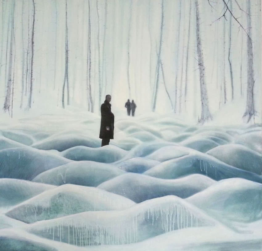 Katarzyna Celek, "Podróż. Dzień V",  2013, olej,...