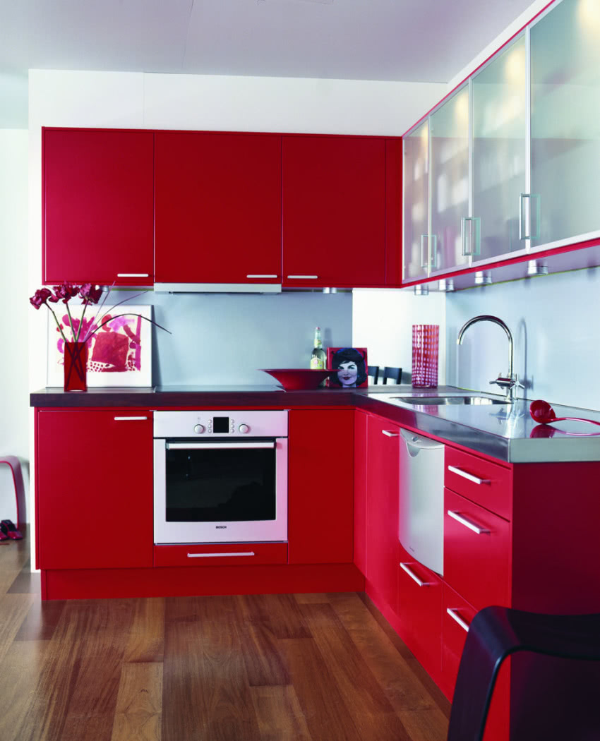 Meble kuchenne Solid, fronty - lakierowany MDF...